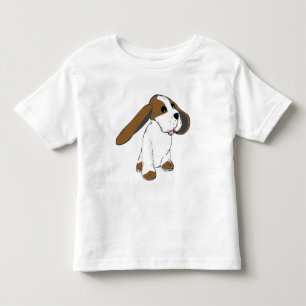 Stor gå i ax Bassethund Tee