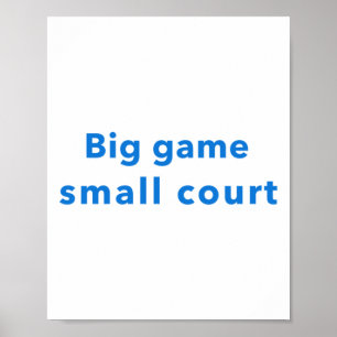 Stor Game Small Court Poster