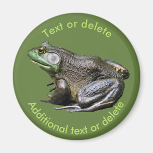 Stor gammal oxgroda Djur Natur Personlig Magnet