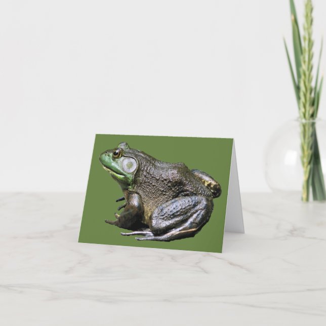 Stor gammal Oxgroda Natur Not Kort (Framsida)
