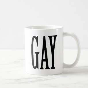 STOR GAY KAFFEMUGG