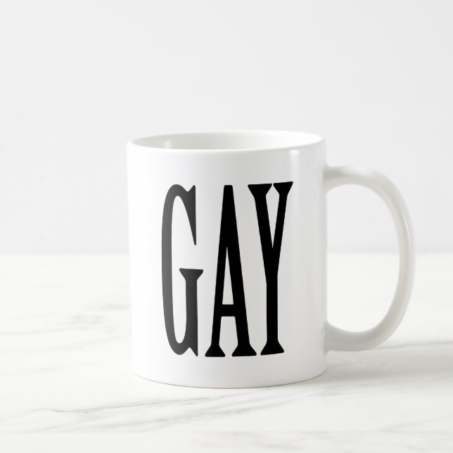 STOR GAY KAFFEMUGG (Höger)