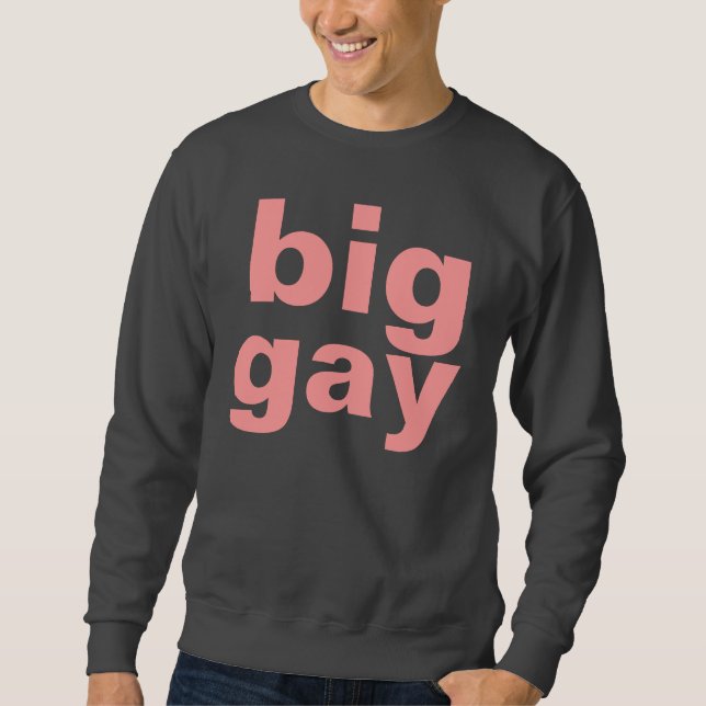 stor gay lång ärmad tröja (Framsida)
