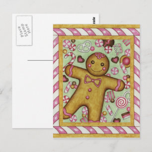 Stor Gingerbread Postcard Vykort