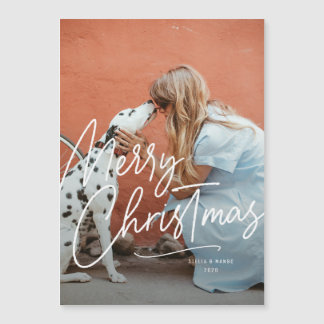 Stor Glad Jul Fotomagnet