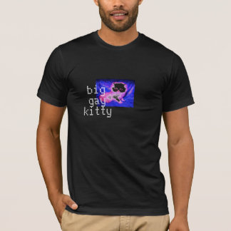 Stor glad kattunge t-shirt