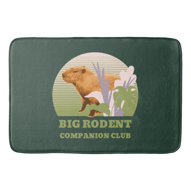 Stor Gnagar Kompis Klubben Capybara Badrumsmatta (Framsidan)