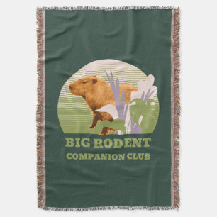 Stor Gnagar Kompis Klubben Capybara Filt