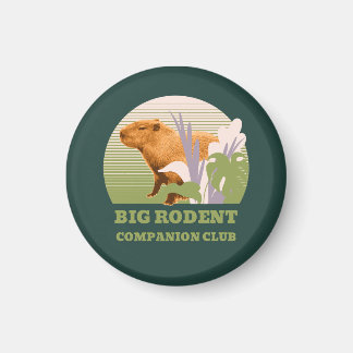 Stor Gnagar Kompis Klubben Capybara Magnet