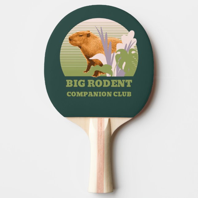 Stor Gnagar Kompis Klubben Capybara Pingisracket (Framsidan)