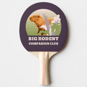 Stor gnagarvänklubb Capybara Pingisracket