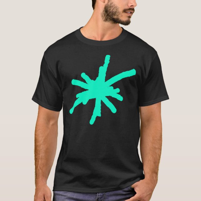 Stor Gnista - Turkos T-shirt (Framsida)
