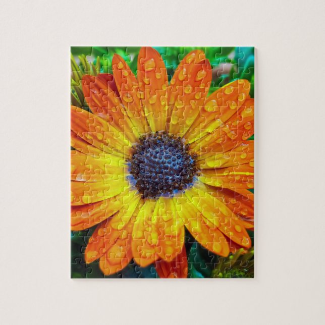 Stor Golden Flower Close Up Pussel (Vertikal)
