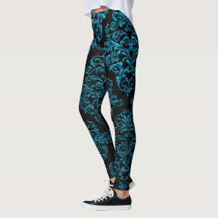 Stor gotisk droppdamastelegant leggings