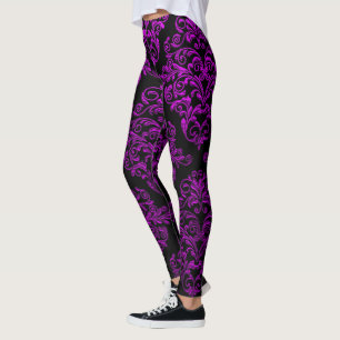 Stor gotisk elegant för damast II Leggings