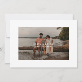 Stor Gräns Photocard Merry & Bright Julkort