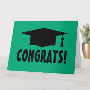 Stor gratulations grattis kort för examen