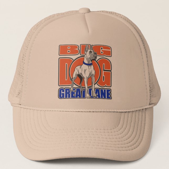 Stor great dane truckerkeps (Framsida)