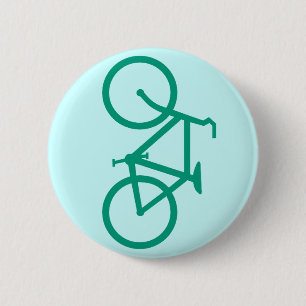 Stor grön cykel knapp