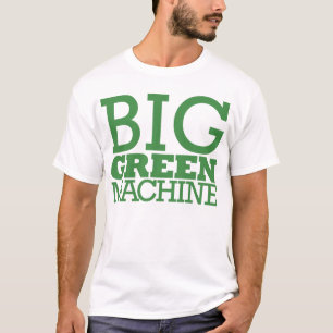 Stor grön maskin - grönt t-shirt