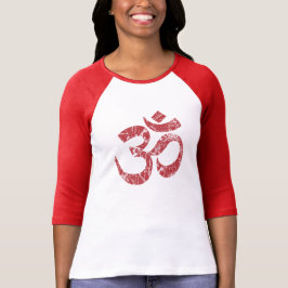 Stor Grunge OM Symbol Spirituality Yoga Tee