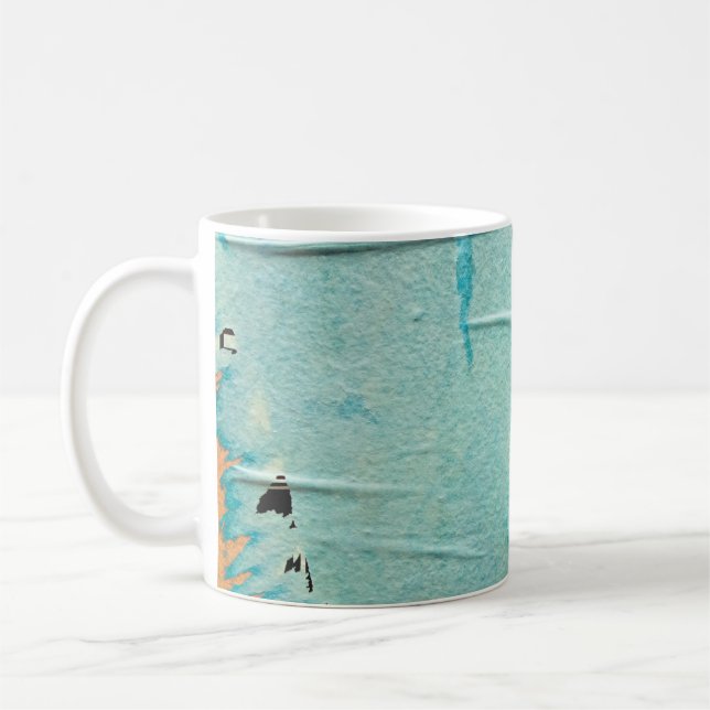 Stor grunge struktur och bakgrunder - perfekt ba kaffemugg (Vänster)