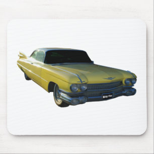Stor gul fena 59 Cadillac Musmatta