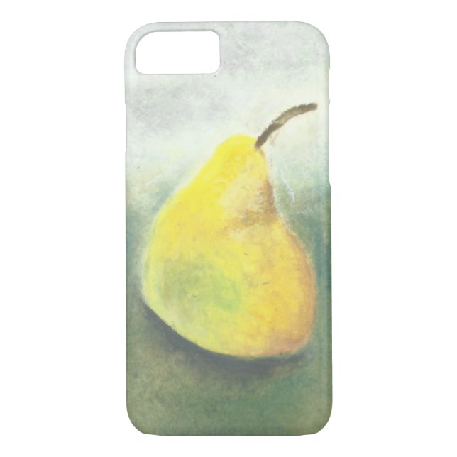 Stor Gult Pear Case-Mate iPhone Skal (Baksida)