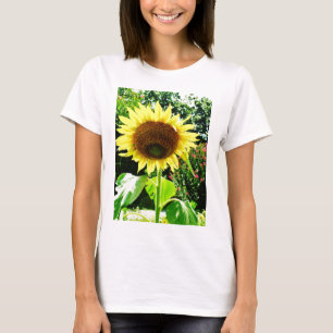 Stor gult Solros Tee