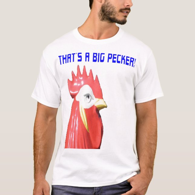 Stor hackspett tee shirt (Framsida)