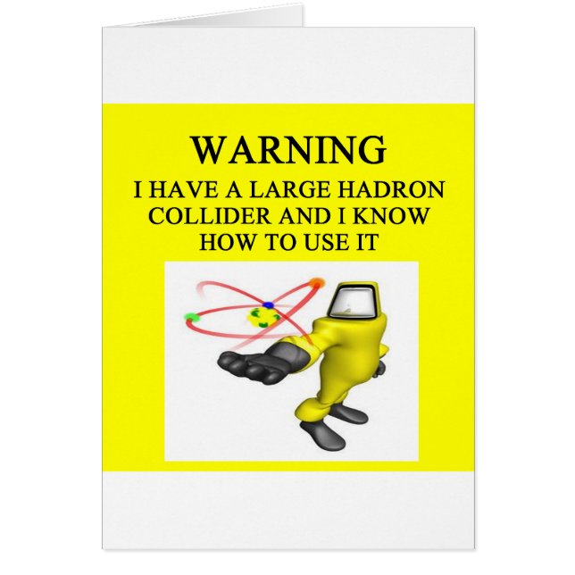 Stor hadroncollider för LHC Hälsningskort (Framsidan)