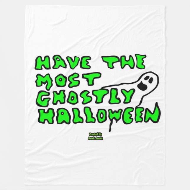 Stor Halloween Blankett Fleecefilt (Framsidan)