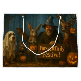 Stor Halloween Gift Bag (Vågräts layout)