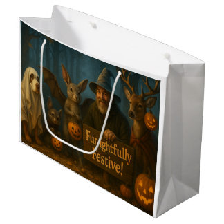 Stor Halloween Gift Bag (Vågräts layout)
