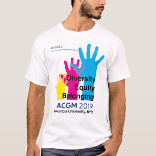 Stor händerlogotyp med mångfald, rättvisa som h t shirt