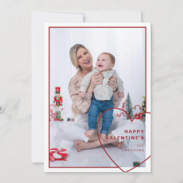 Stor hjärna med modernt designkort julkort