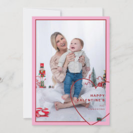 Stor hjärna med modernt designkort julkort