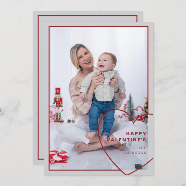 Stor hjärna med modernt designkort julkort (Fram/baksida)