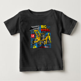 Stor hjul Grävmaskin tung utrustning T Shirt