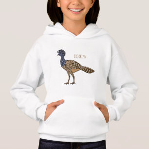 Stor hokko fågel tecknad illustration t shirt