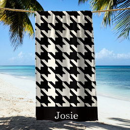 Stor Houndstooth Black & White