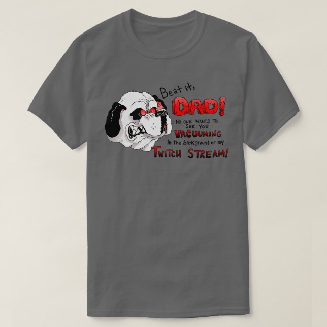 Stor Hund 1  T Shirt (Design framsida)