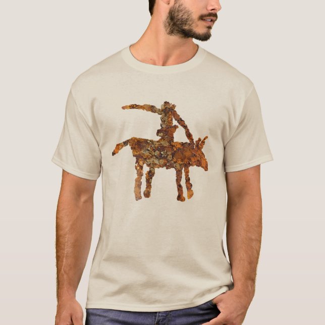 Stor Hund-bild Tee Shirt (Framsida)