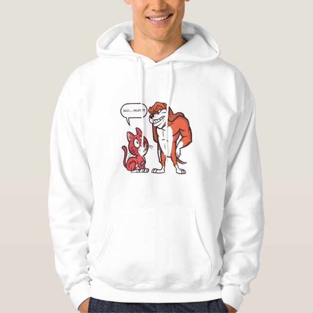Stor hund hoodie (Framsida)