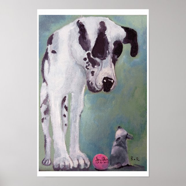 Stor Hund, Liten Hund Poster (Framsidan)