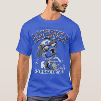 Stor Hund Lyssna här Bud America förtjänade 9 T Shirt