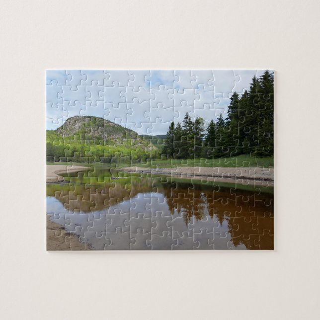 Stor huvudreflektion vid Sand Beach Pussel (Horisontell)