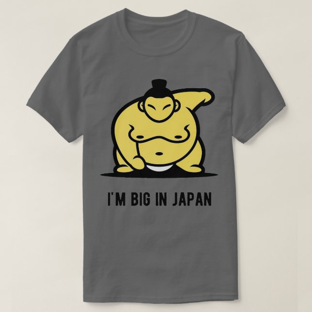 Stor i Japan Sumo Wrestling Wrestler T Shirt (Design framsida)