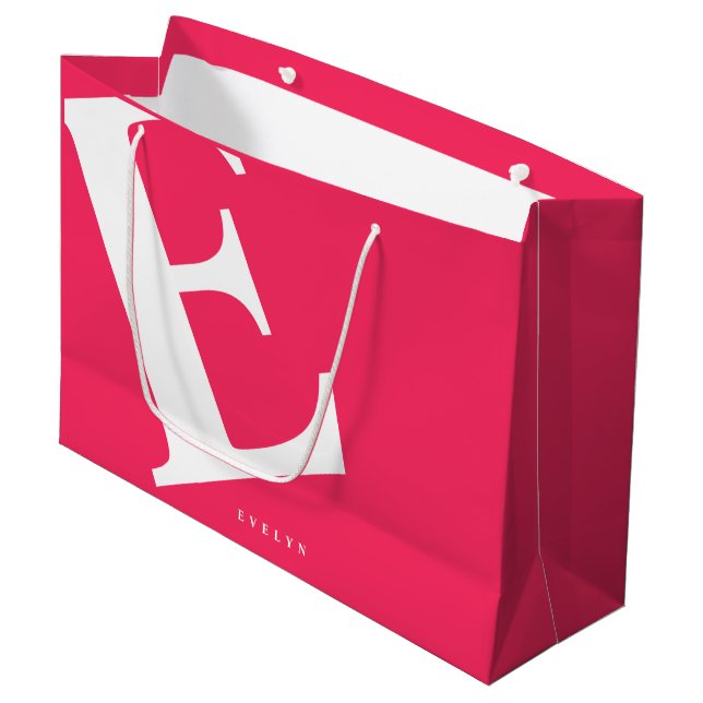 Stor initial | Modern typografi | Rosa (Framsidan Vinklad)