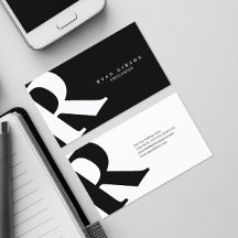 Stor inledande | Modern typografi | Svart